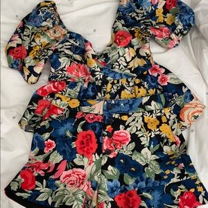 Zara Matching Floral Set